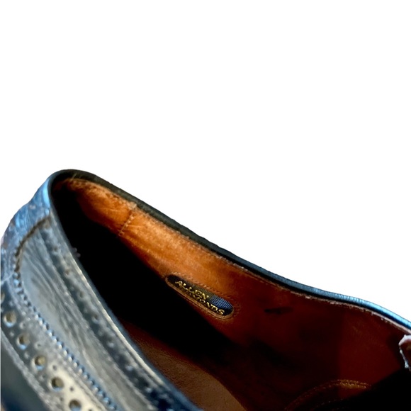 Allen Edmonds McAllister black wingtip Oxford brogue lace up shoes, size 12.5D - Picture 9 of 11